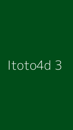 Tampilan Antarmuka Aplikasi Itoto4d - 3