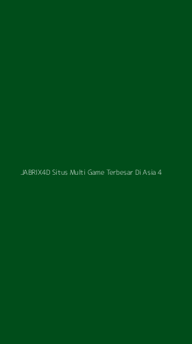 Tampilan Antarmuka Aplikasi Jabrix4d Situs Multi Game Terbesar Di Asia - 4