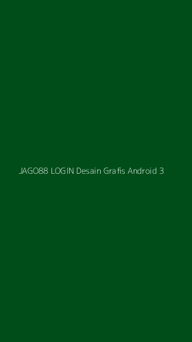 Tampilan Antarmuka Aplikasi Jago88 Login Desain Grafis Android - 3