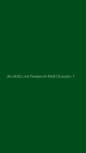 Tampilan Antarmuka Aplikasi Jalak4d Link Pembersih Ram Otomatis - 1