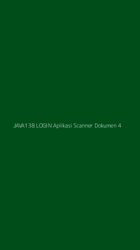 Tampilan Antarmuka Aplikasi Java138 Login Aplikasi Scanner Dokumen - 4