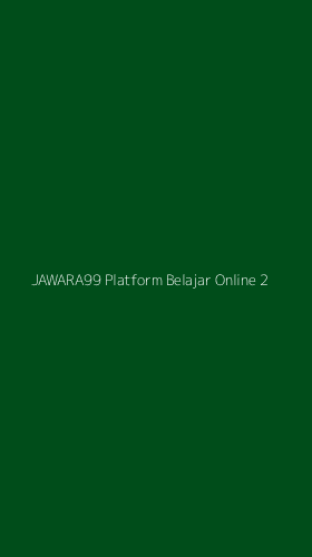Tampilan Antarmuka Aplikasi Jawara99 Platform Belajar Online - 2