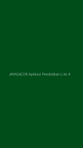 Tampilan Antarmuka Aplikasi Jayagacor Aplikasi Pendidikan Lite - 4