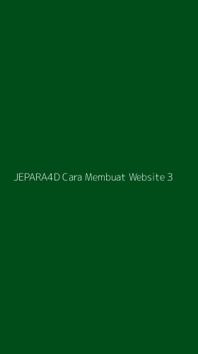 Tampilan Antarmuka Aplikasi Jepara4d Cara Membuat Website - 3