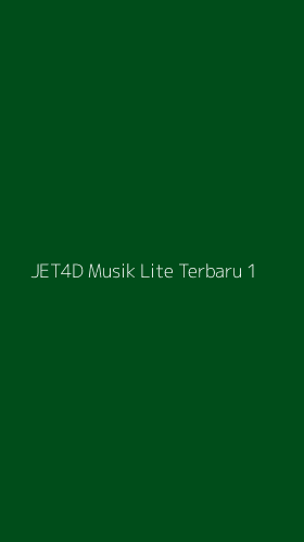 Tampilan Antarmuka Aplikasi Jet4d Musik Lite Terbaru - 1