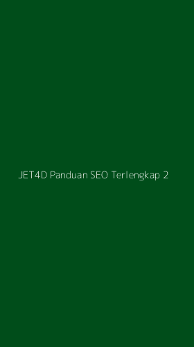 Tampilan Antarmuka Aplikasi Jet4d Panduan Seo Terlengkap - 2