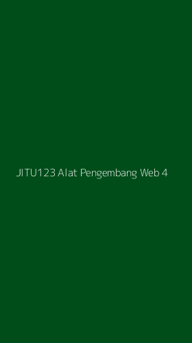 Tampilan Antarmuka Aplikasi Jitu123 Alat Pengembang Web - 4