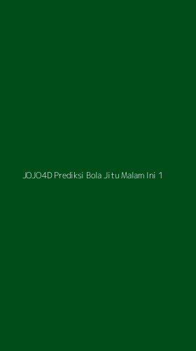 Tampilan Antarmuka Aplikasi Jojo4d Prediksi Bola Jitu Malam Ini - 1