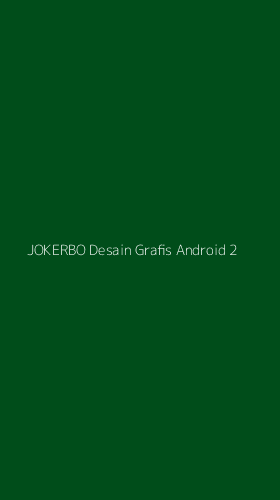 Tampilan Antarmuka Aplikasi Jokerbo Desain Grafis Android - 2