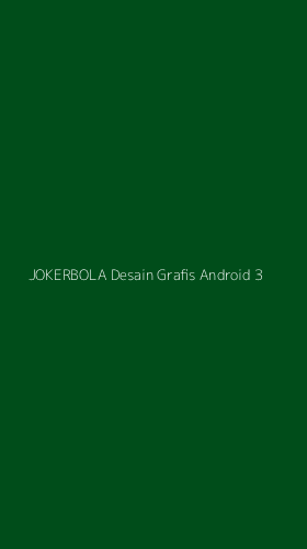 Tampilan Antarmuka Aplikasi Jokerbola Desain Grafis Android - 3