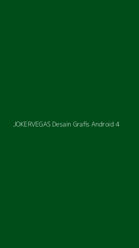 Tampilan Antarmuka Aplikasi Jokervegas Desain Grafis Android - 4