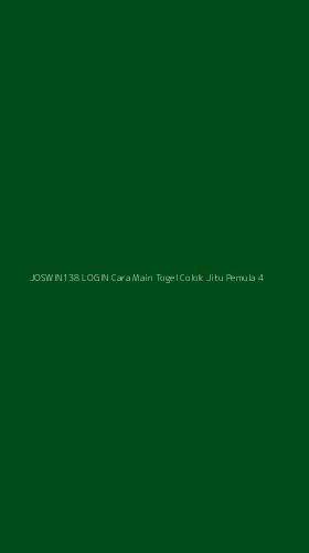 Tampilan Antarmuka Aplikasi Joswin138 Login Cara Main Togel Colok Jitu Pemula - 4