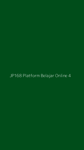 Tampilan Antarmuka Aplikasi Jp168 Platform Belajar Online - 4