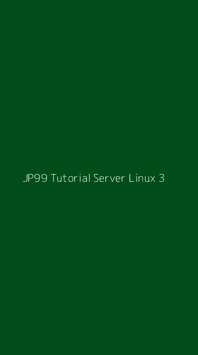 Tampilan Antarmuka Aplikasi Jp99 Tutorial Server Linux - 3