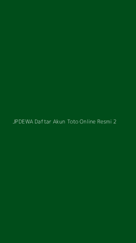 Tampilan Antarmuka Aplikasi Jpdewa Daftar Akun Toto Online Resmi - 2