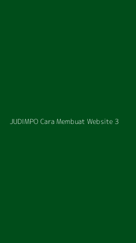 Tampilan Antarmuka Aplikasi Judimpo Cara Membuat Website - 3