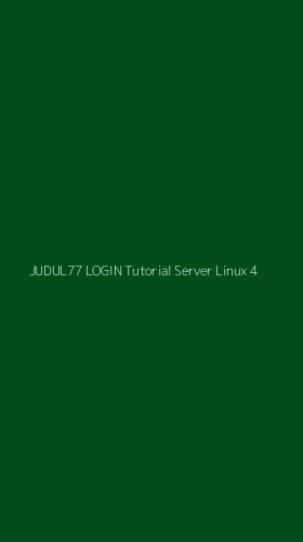 Tampilan Antarmuka Aplikasi Judul77 Login Tutorial Server Linux - 4