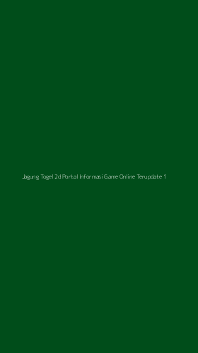 Tampilan Antarmuka Aplikasi Jagung Togel 2d Portal Informasi Game Online Terupdate - 1