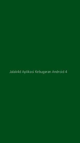 Tampilan Antarmuka Aplikasi Jalak4d Aplikasi Kebugaran Android - 4