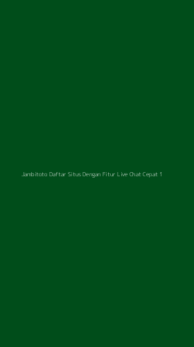 Tampilan Antarmuka Aplikasi Jambitoto Daftar Situs Dengan Fitur Live Chat Cepat - 1