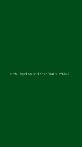 Tampilan Antarmuka Aplikasi Jambu Togel Aplikasi Kasir Gratis Umkm - 4