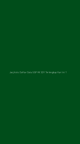 Tampilan Antarmuka Aplikasi Janjitoto Daftar Data Sgp Hk Sdy Terlengkap Hari Ini - 1