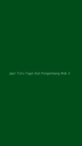 Tampilan Antarmuka Aplikasi Japri Toto Togel Alat Pengembang Web - 3