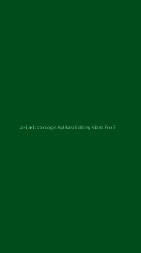 Tampilan Antarmuka Aplikasi Jarijaritoto Login Aplikasi Editing Video Pro - 3