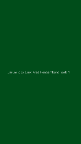 Tampilan Antarmuka Aplikasi Jarumtoto Link Alat Pengembang Web - 1