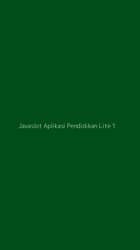 Tampilan Antarmuka Aplikasi Javaslot Aplikasi Pendidikan Lite - 1