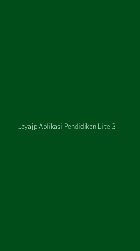 Tampilan Antarmuka Aplikasi Jayajp Aplikasi Pendidikan Lite - 3