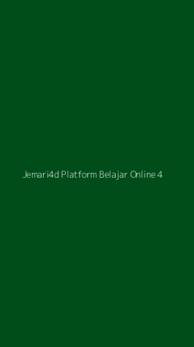 Tampilan Antarmuka Aplikasi Jemari4d Platform Belajar Online - 4