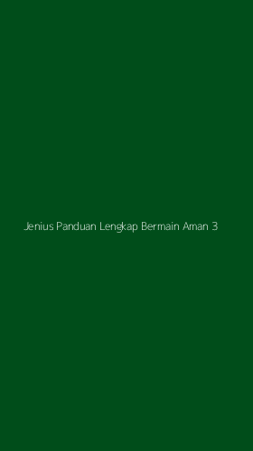 Tampilan Antarmuka Aplikasi Jenius Panduan Lengkap Bermain Aman - 3