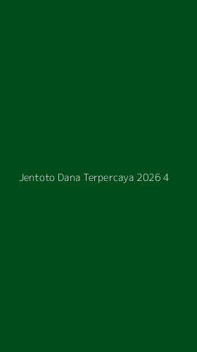 Tampilan Antarmuka Aplikasi Jentoto Dana Terpercaya 2026 - 4