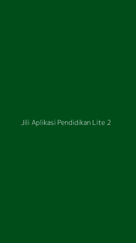 Tampilan Antarmuka Aplikasi Jili Aplikasi Pendidikan Lite - 2