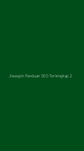 Tampilan Antarmuka Aplikasi Jiwaspin Panduan Seo Terlengkap - 2
