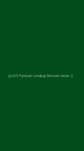 Tampilan Antarmuka Aplikasi Jjos55 Panduan Lengkap Bermain Aman - 3