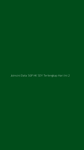 Tampilan Antarmuka Aplikasi Joinsini Data Sgp Hk Sdy Terlengkap Hari Ini - 2