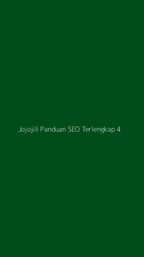 Tampilan Antarmuka Aplikasi Jojojili Panduan Seo Terlengkap - 4