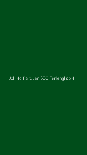 Tampilan Antarmuka Aplikasi Joki4d Panduan Seo Terlengkap - 4