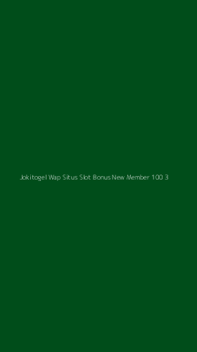 Tampilan Antarmuka Aplikasi Jokitogel Wap Situs Slot Bonus New Member 100 - 3