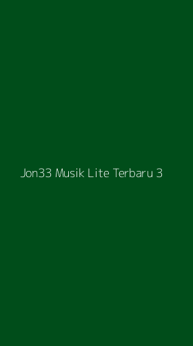 Tampilan Antarmuka Aplikasi Jon33 Musik Lite Terbaru - 3