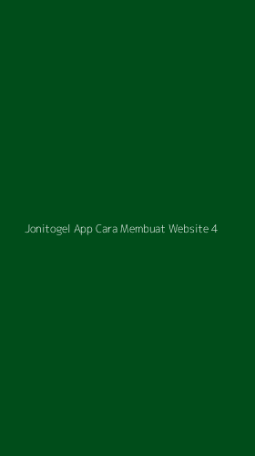 Tampilan Antarmuka Aplikasi Jonitogel App Cara Membuat Website - 4