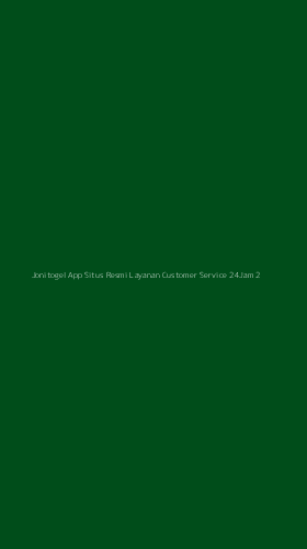 Tampilan Antarmuka Aplikasi Jonitogel App Situs Resmi Layanan Customer Service 24jam - 2