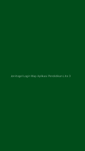 Tampilan Antarmuka Aplikasi Jonitogel Login Wap Aplikasi Pendidikan Lite - 3