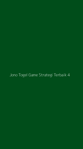Tampilan Antarmuka Aplikasi Jono Togel Game Strategi Terbaik - 4