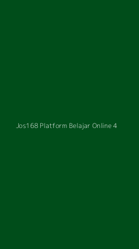 Tampilan Antarmuka Aplikasi Jos168 Platform Belajar Online - 4