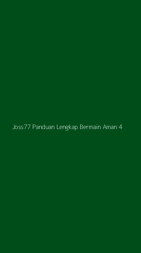 Tampilan Antarmuka Aplikasi Joss77 Panduan Lengkap Bermain Aman - 4