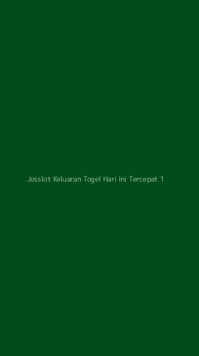 Tampilan Antarmuka Aplikasi Josslot Keluaran Togel Hari Ini Tercepat - 1