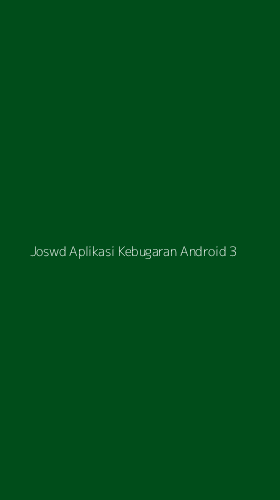 Tampilan Antarmuka Aplikasi Joswd Aplikasi Kebugaran Android - 3